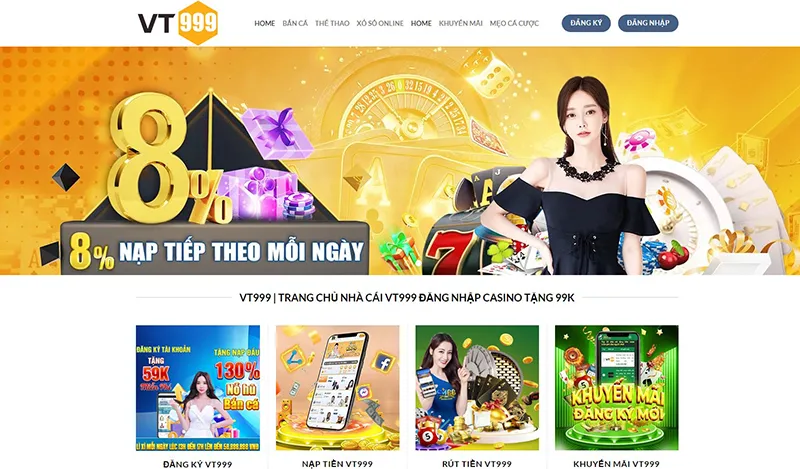 Trang chủ casino trực tuyến, nhà cái uy tín hàng đầu Việt Nam VT999 - VT999 casino